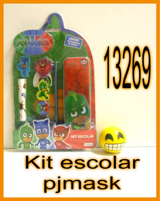 Imagen de KIT ESCOLAR CON FORMA PJ MASK 2.26